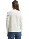 Bild 2 von Damen Langarmshirt Weiß