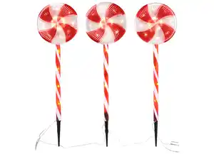 Gartenstecker „Lolli“ 60 warmweiße LEDs