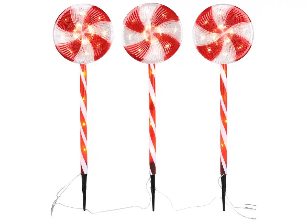 Bild 1 von Gartenstecker „Lolli“ 60 warmweiße LEDs