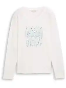 Damen Langarmshirt Weiß