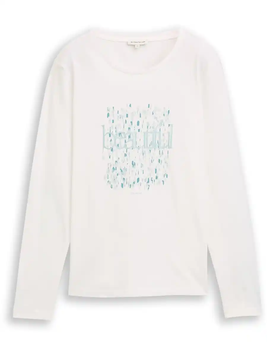 Bild 1 von Damen Langarmshirt Weiß