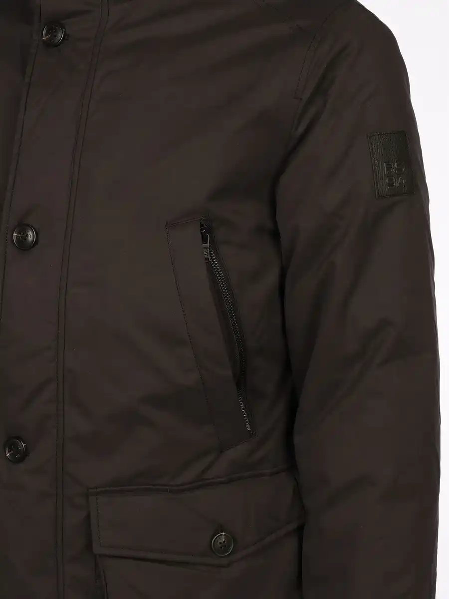 Bild 4 von Herren Parka mit Kapuze Schwarz