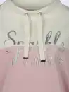 Bild 3 von Damen Sweatshirt mit Wording Print und Glitzersteinchen Lila