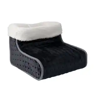 Fußwärmer elektrisch dunkelgrau 30x30x23 cm