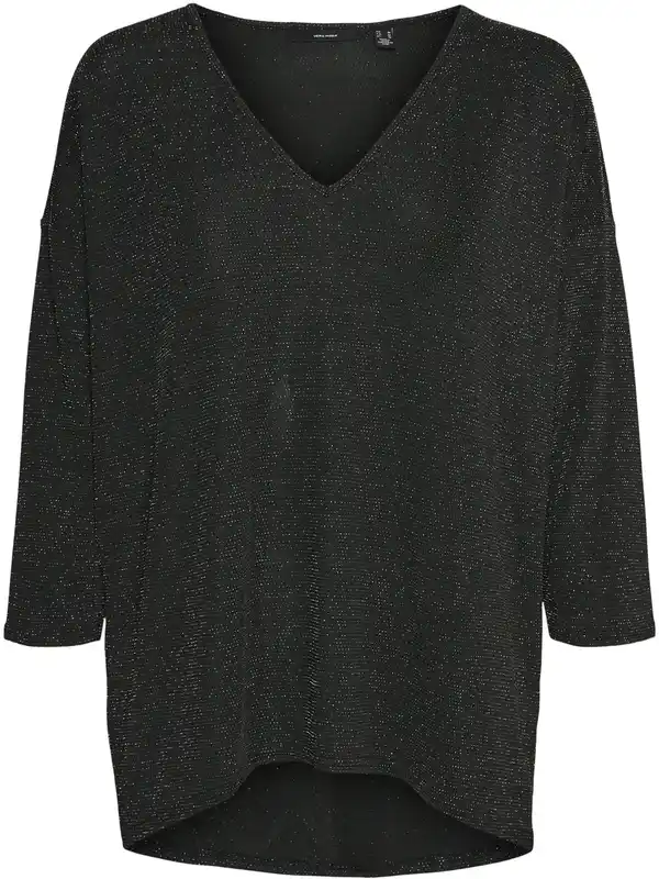 Bild 1 von Vero Moda VMKANVA 3/4 GLITTER V Pullover mit Glitter Schwarz