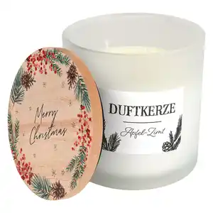 Weihnachts-Duftkerze im Glas