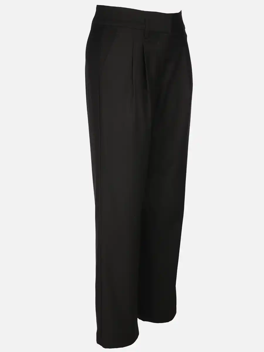 Bild 3 von Damen Hose mit Bundfalten Schwarz