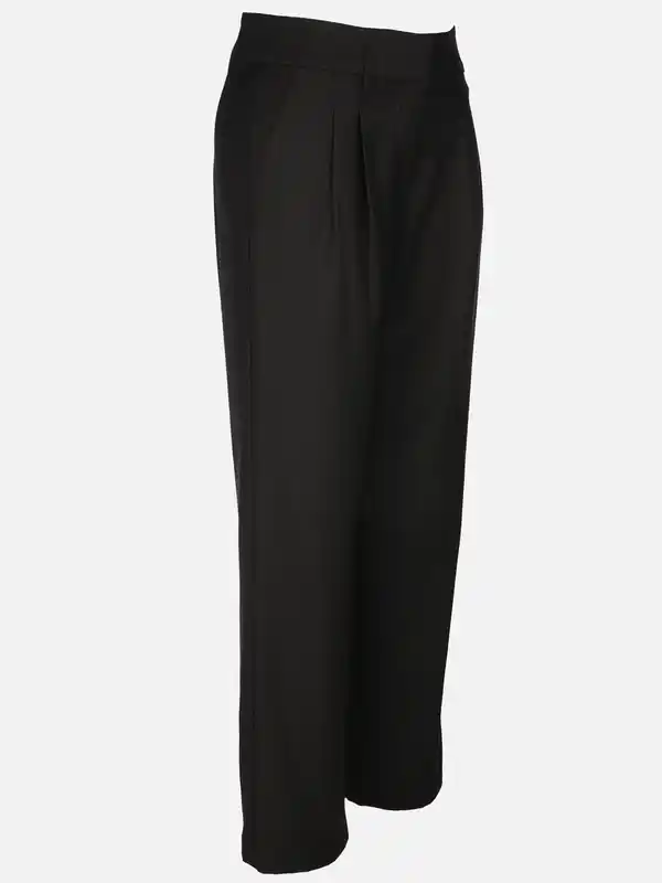 Bild 3 von Damen Hose mit Bundfalten Schwarz