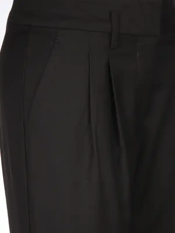 Bild 4 von Damen Hose mit Bundfalten Schwarz