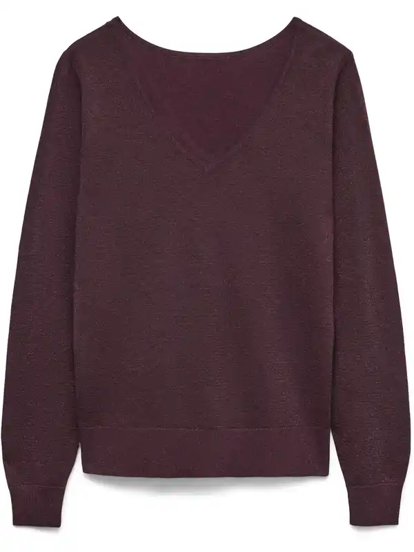 Bild 1 von Vero Moda HAPPYGLITTER LS 2WA Strickpullover mit 2-Way-Funktion Rot