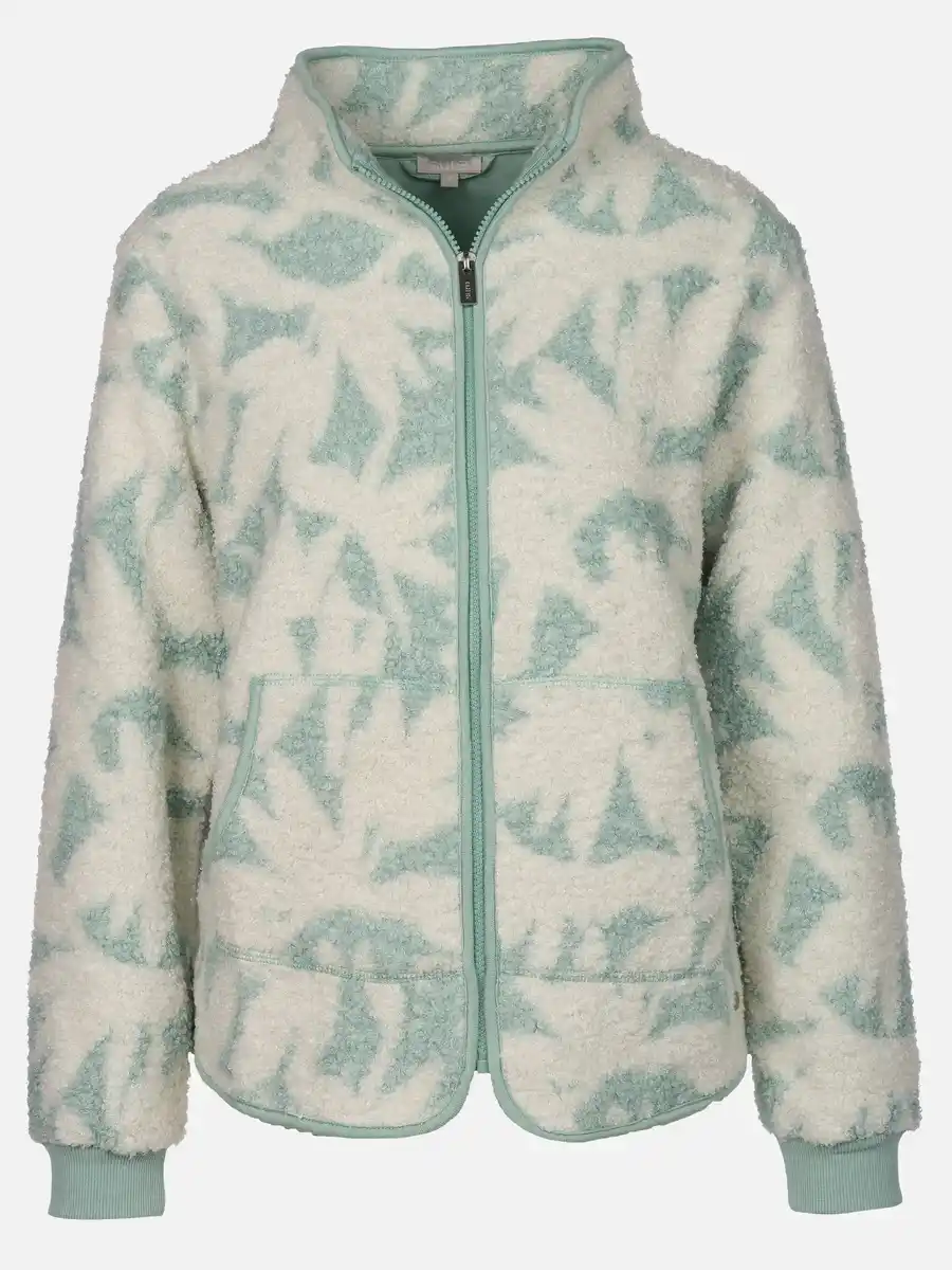 Bild 1 von Damen Teddy-Cardigan im Blouson Style Blau