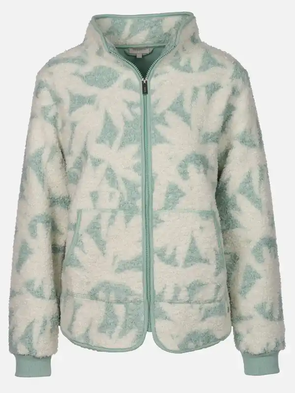 Bild 1 von Damen Teddy-Cardigan im Blouson Style Blau