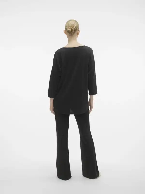 Bild 2 von Vero Moda VMKANVA 3/4 GLITTER V Pullover mit Glitter Schwarz
