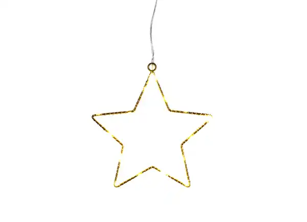 Bild 1 von Micro-LED Metall-Stern 15 warmweiße LEDs