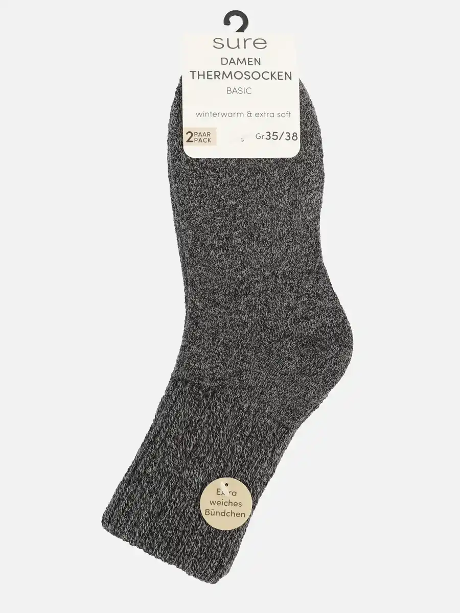 Bild 3 von Damen Thermosocken im 2er Pack Grau