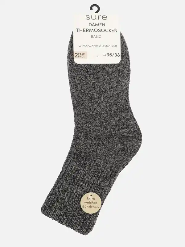 Bild 3 von Damen Thermosocken im 2er Pack Grau