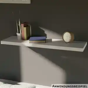 Wandregal weiß 80 x 23,5 cm