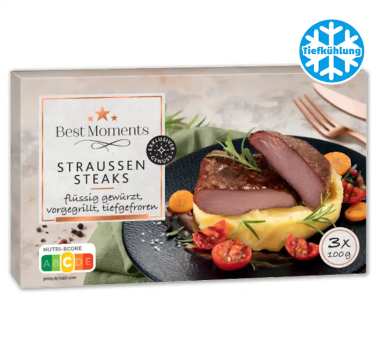 Bild 1 von BEST MOMENTS Straussen Steaks*