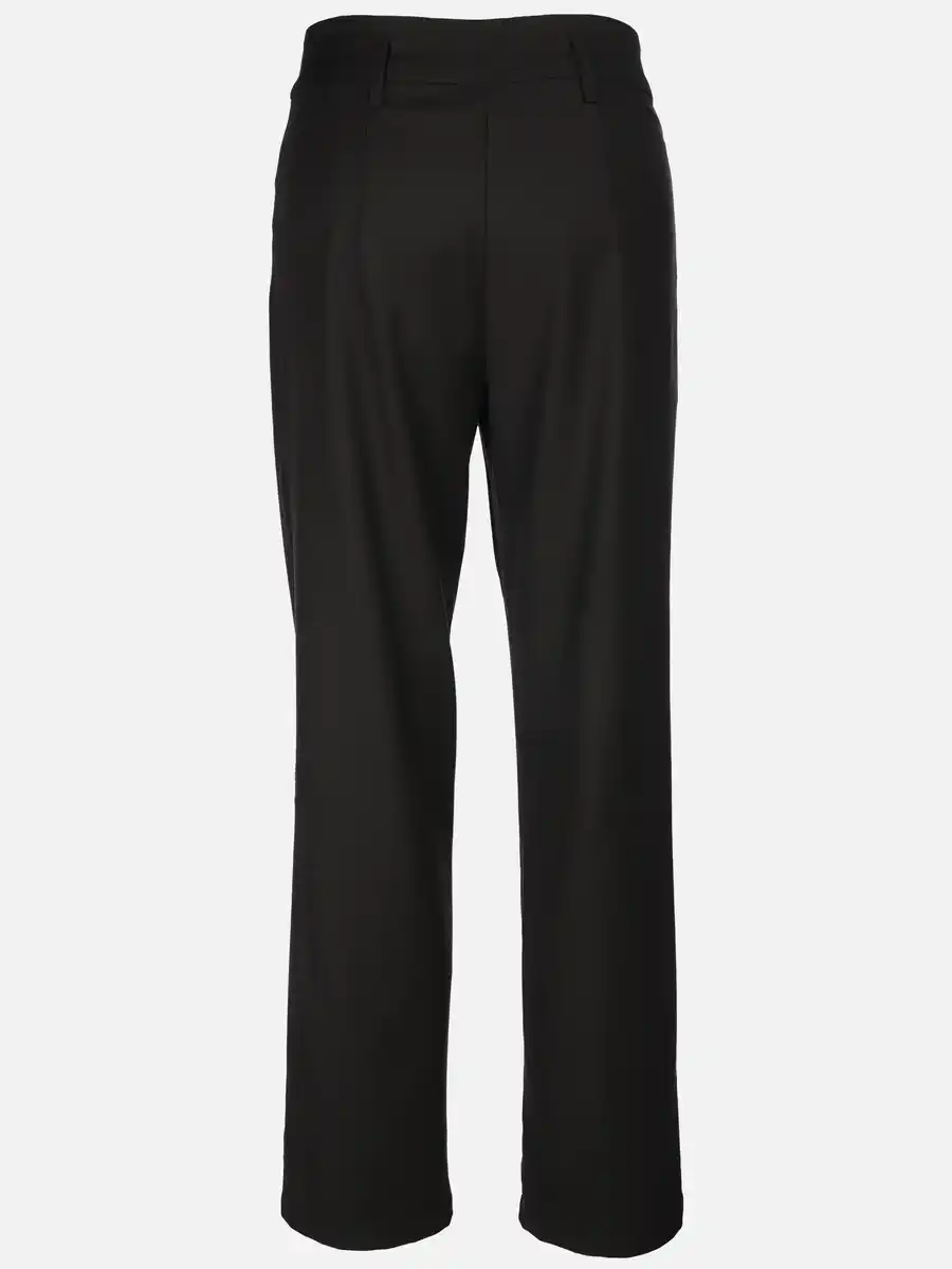 Bild 2 von Damen Hose mit Bundfalten Schwarz