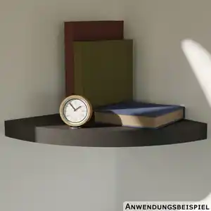 Eckregal schwarz 29 x 29 cm