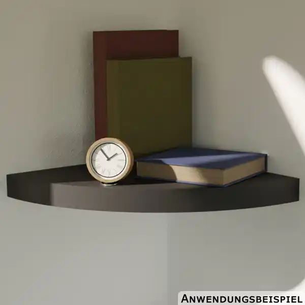 Bild 1 von Eckregal schwarz 29 x 29 cm