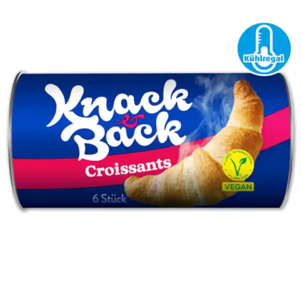 Bild 1 von KNACK & BACK Fertigteig-Croissants*