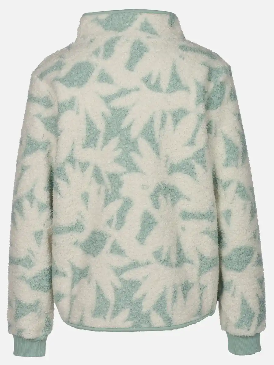 Bild 2 von Damen Teddy-Cardigan im Blouson Style Blau