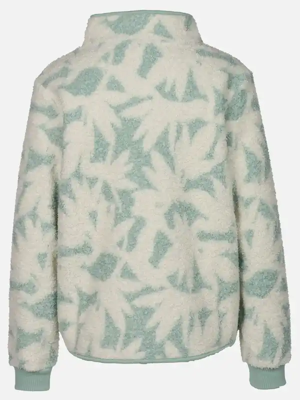 Bild 2 von Damen Teddy-Cardigan im Blouson Style Blau