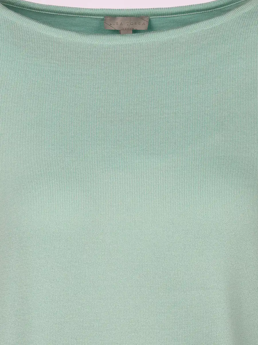 Bild 3 von Damen Leichtpullover mit rundem Ausschnitt Türkis