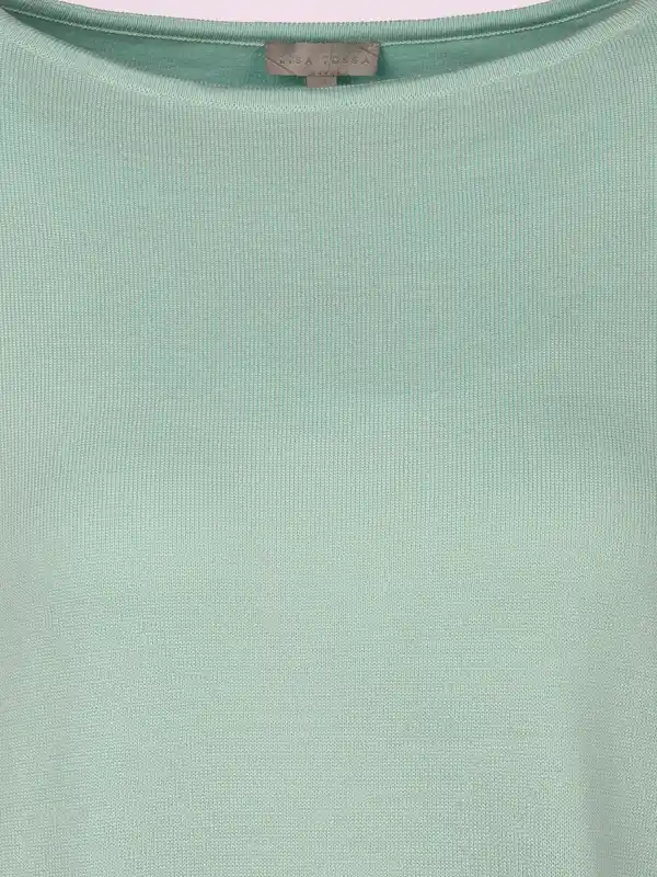 Bild 3 von Damen Leichtpullover mit rundem Ausschnitt Türkis