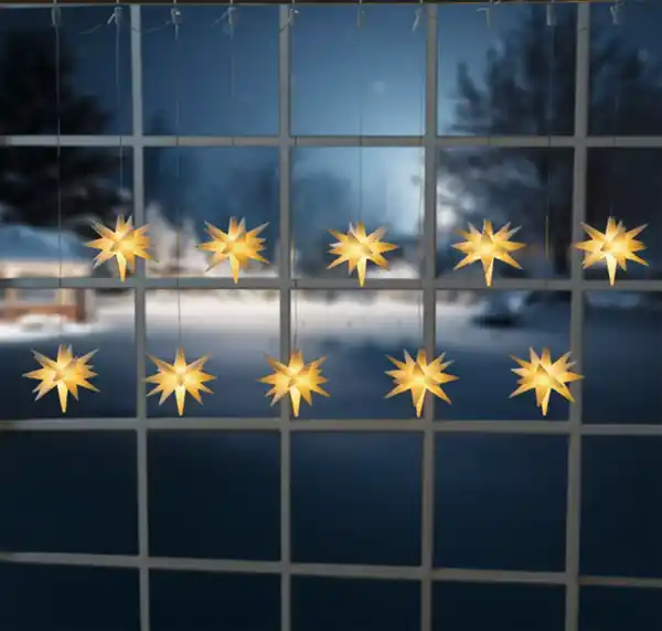 Bild 1 von LED-Vorhang/Kette »Sterne«