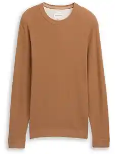 Herren Strickpullover Braun