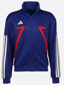 Herren Trainingsjacke mit farbigen Einsätzen Blau