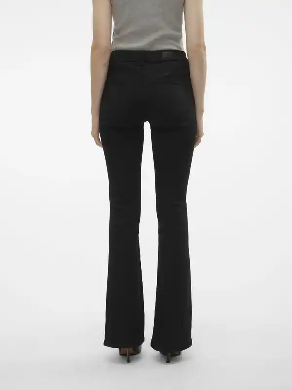 Bild 2 von Vero Moda VMFLASH MR FLARED Jeans Schwarz