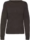 Bild 1 von Vero Moda VMDOFFY LS O-NECK BLO Pullover Braun