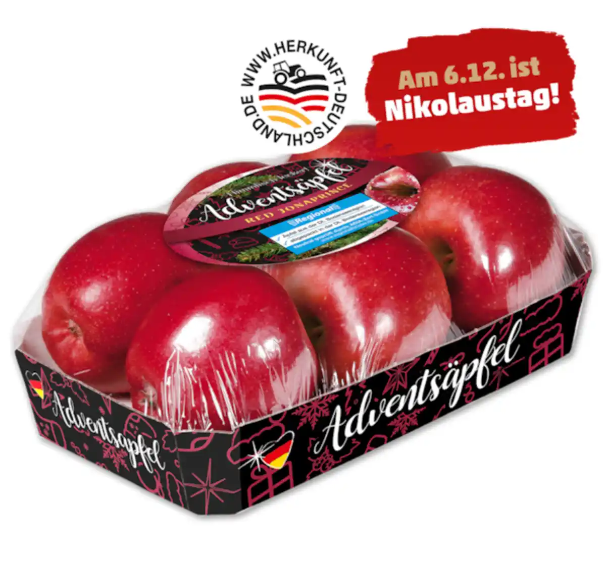 Bild 1 von Deutsche rote Adventsäpfel*