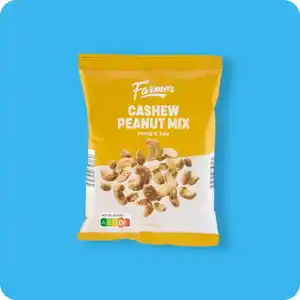 FARMER Cashew-Peanut-Mix, Honig & Salz oder Hot Chili