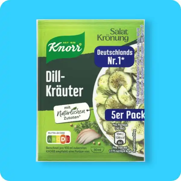 Bild 1 von KNORR®  Salatkrönung, Dill-Kräuter oder Paprika-Kräuter