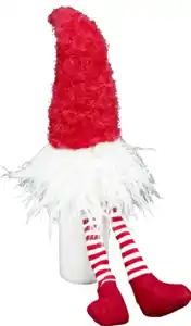 IDEENWELT Deko-Wichtel groß rot