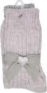 IDEENWELT Kuschel-Socken 2er-Set Gr. 35/38 rosa/grau