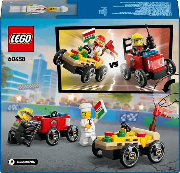 Bild 3 von LEGO CITY 60458 Pizzalieferwagen vs. Löschauto