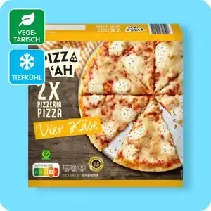 PIZZ’AH Pizzeria-Pizza, 4-Käse oder Prosciutto