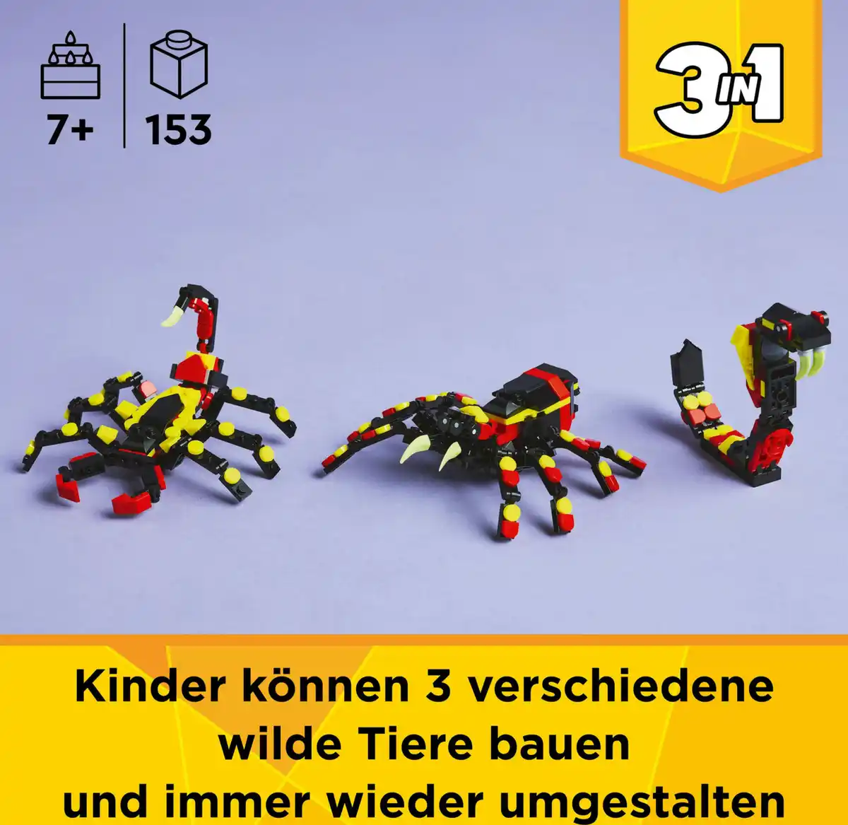 Bild 4 von LEGO CREATOR 31159 Wilde Tiere: Überraschungsspinne