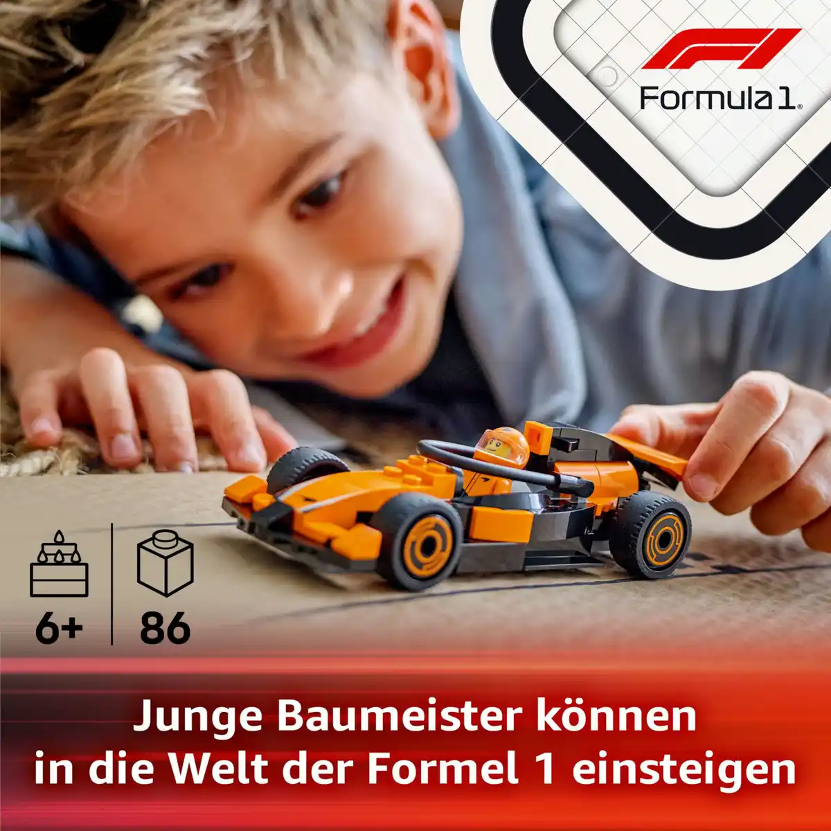 Bild 4 von LEGO CITY 60442 F1® Rennfahrer mit McLaren Rennauto