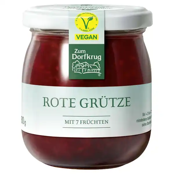 Bild 1 von ZUM DORFKRUG Fruchtgrütze 180 g, Rote-Grütze