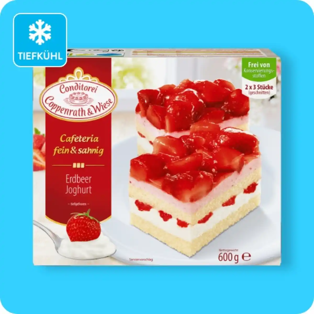 Bild 1 von CONDITOREI COPPENRATH & WIESE Cafeteria fein & sahnig, Erdbeer-Joghurt