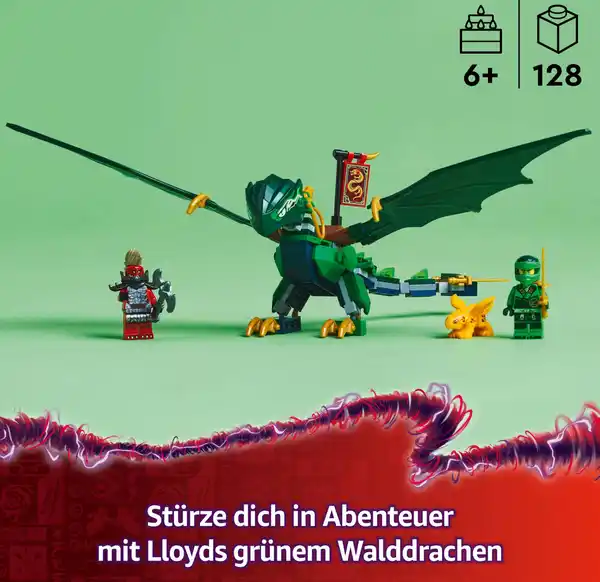 Bild 4 von LEGO NINJAGO 71829 Lloyds grüner Walddrache