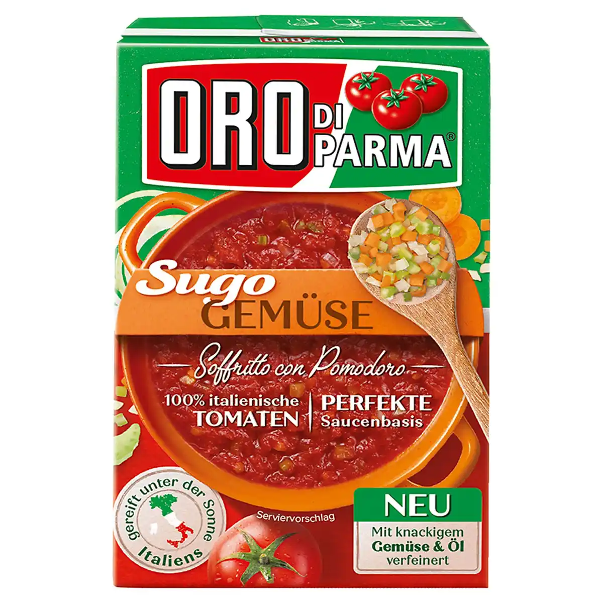 Bild 1 von ORO DI PARMA Sugo Gemüse 400 g