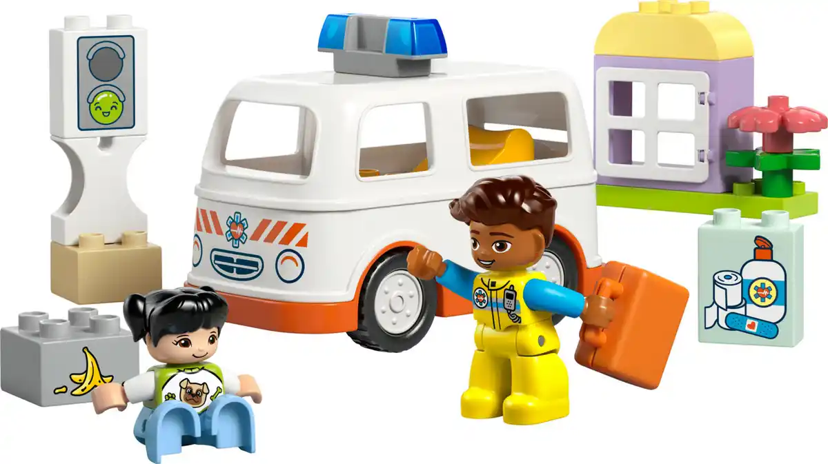Bild 2 von LEGO duplo 10447 Rettungswagen mit Fahrer