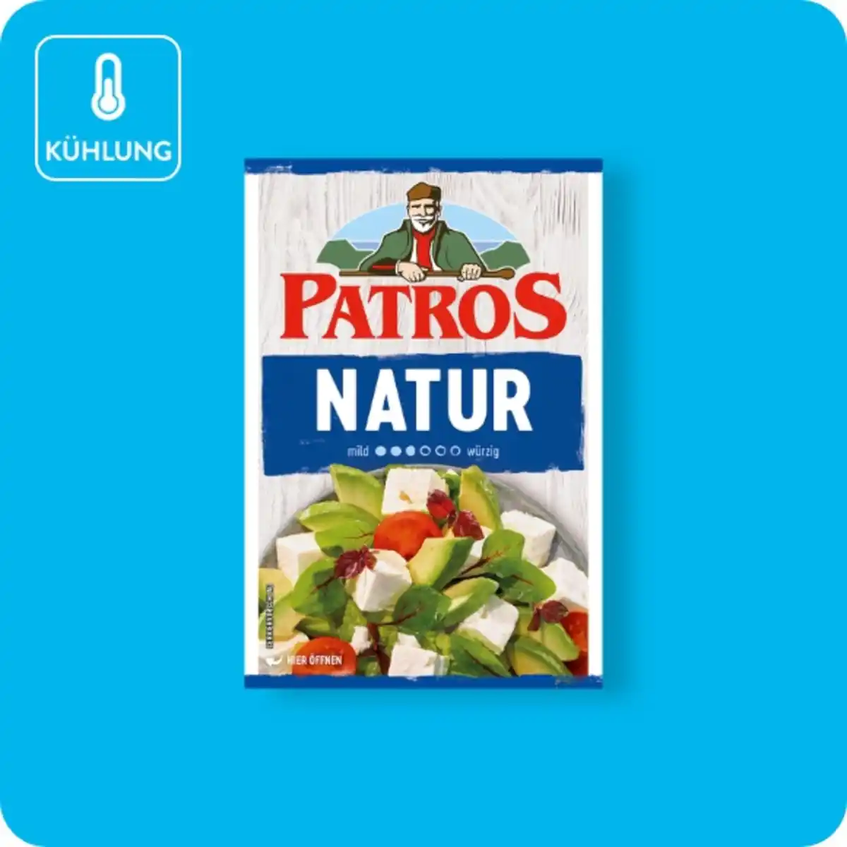 Bild 1 von PATROS Feta- oder Hirtenkäse, Natur
